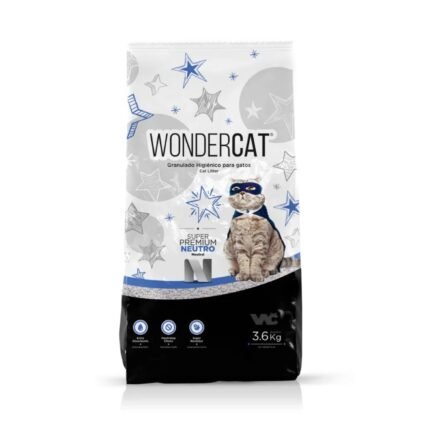 Wondercat Super Premium Fragancia Neutro x 3,6 Kg