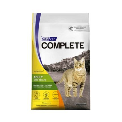 Vitalcan Complete Gato Control Peso/Castrado X 1,5 Kg