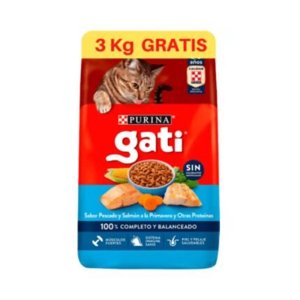 Gati Pescado Y Salmon X 15 Kg + 3 Kg
