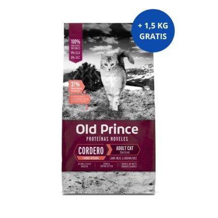 Old Prince Gato Adulto Cordero Esterilizado X 7,5 Kg + 1,5 Kg