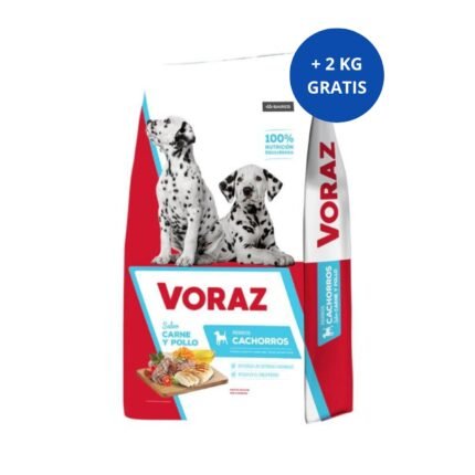 Voraz Perro Cachorro X 20 Kg + 2 Kg