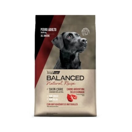 Vitalcan Balanced Natural Recipe Perro Carne X 15 Kg
