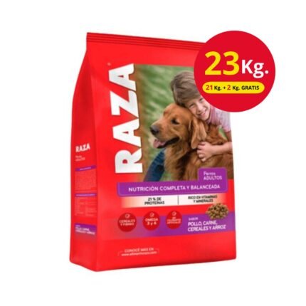 Raza Perro Mix X 21 Kg + 2 Kg